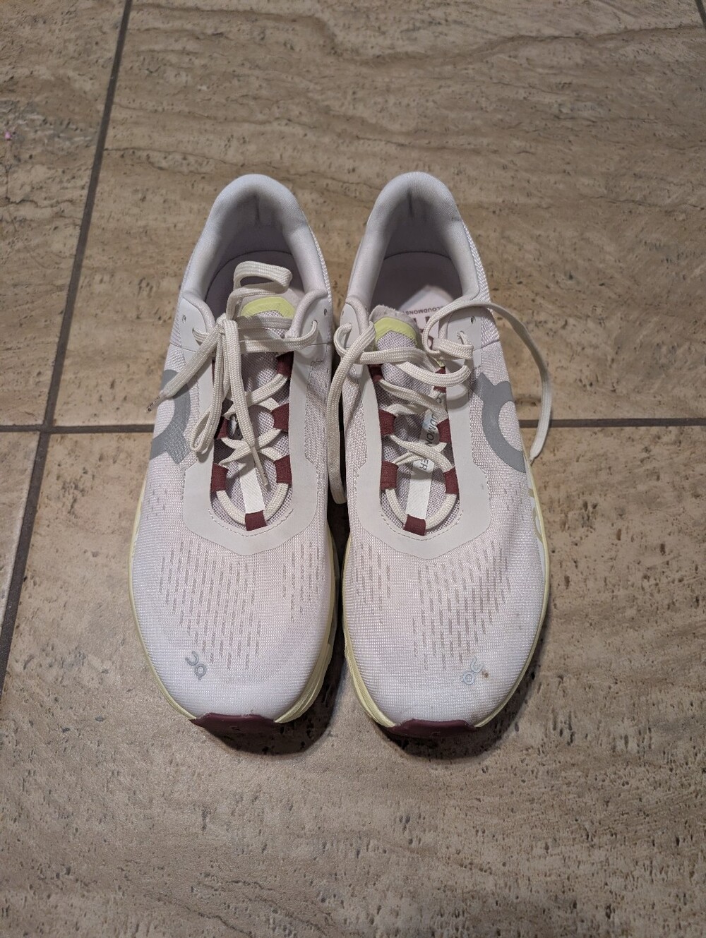 On Running CloudMonsters Trainers in Frost Acacia M10